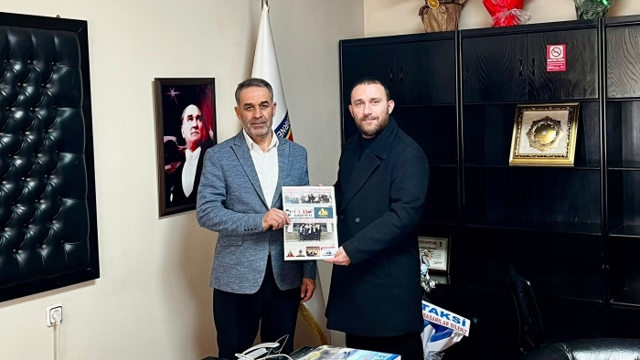 EDİRNE ULAK GAZETESİ’NDEN ŞOFÖRLER ODASI BAŞKANI DİLCİ’YE ZİYARET